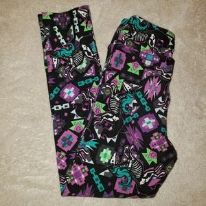 Lularoe Skelicorn leggings kids s/m